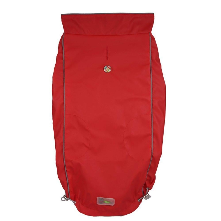 Canada Pooch Go Fresh Pet - Vändbar regnjacka Scarlet Red L 46cm i gruppen HEM, HUSHÅLL & TRÄDGÅRD / Djurtillbehör / Hund hos TP E-commerce Nordic AB (D16964)