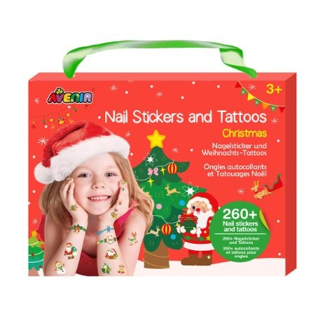 Avenir Nagelstickers och tatueringar - Jul (58NA218208) i gruppen LEKSAKER, BARN- & BABYPRODUKTER / Leksaker / Pyssel hos TP E-commerce Nordic AB (D16974)