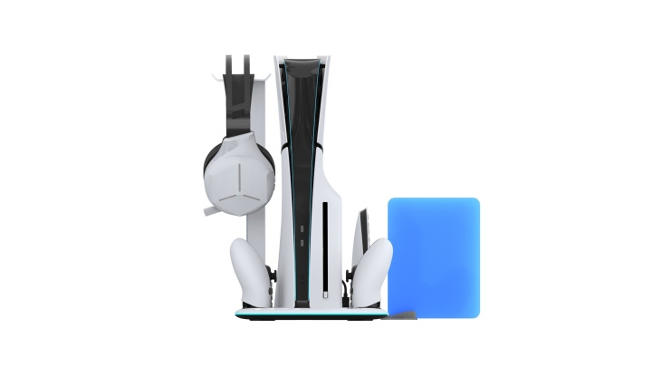 iMP TECH DLX LED multifunktionsladdare torn PS5 SLIM / PS5 i gruppen HEMELEKTRONIK / Spelkonsoler & Tillbehör / Sony PlayStation 5 hos TP E-commerce Nordic AB (D17016)