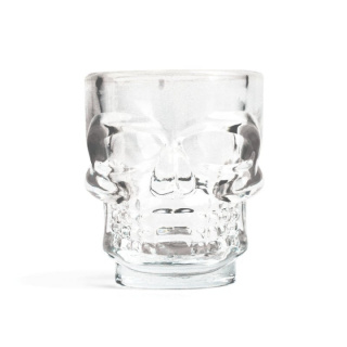 Kikkerland Shotglas med dödskalle, set om 4