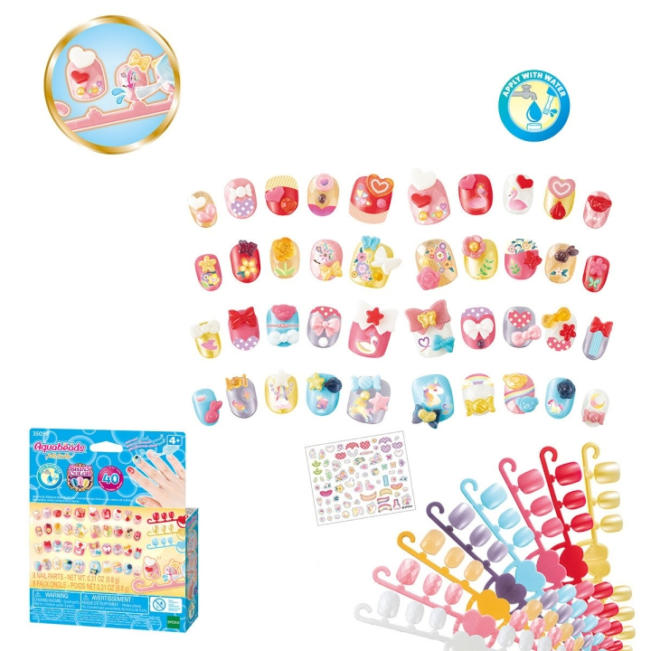 Aquabeads Refill med tema för nagelstudio - (35059) i gruppen LEKSAKER, BARN- & BABYPRODUKTER / Leksaker / Pyssel hos TP E-commerce Nordic AB (D17130)