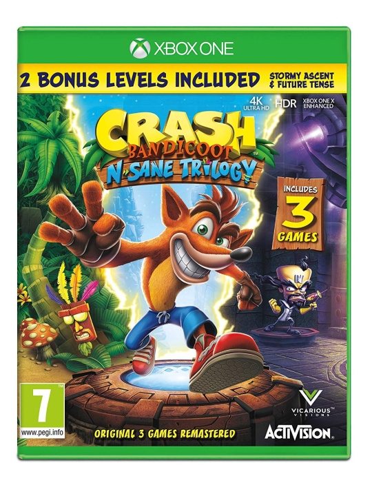 Crash Bandicoot - N\'Sane Trilogy Remastered (XONE) i gruppen HEMELEKTRONIK / Spelkonsoler & Tillbehör / Xbox One / Spel hos TP E-commerce Nordic AB (D17172)