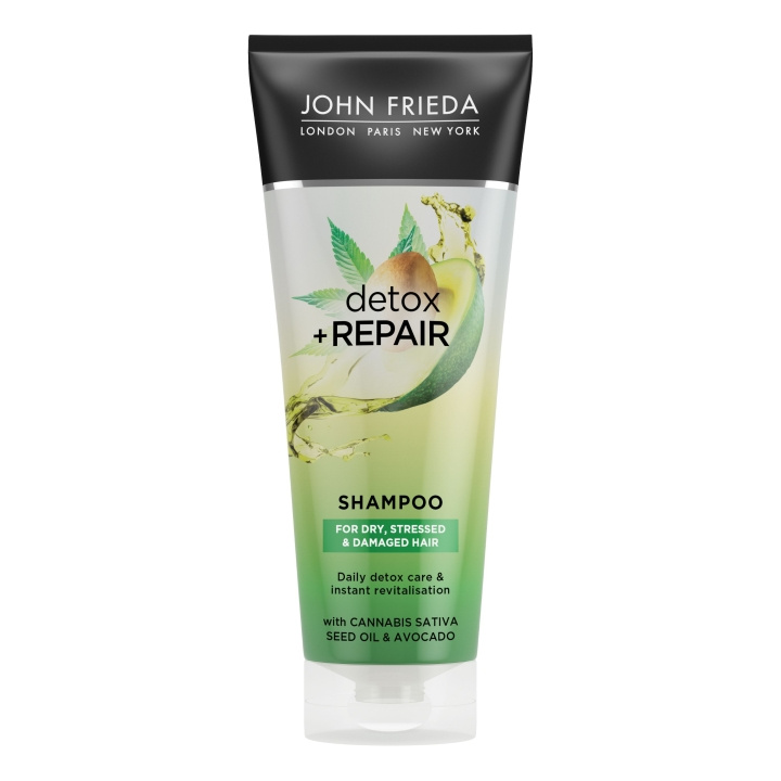 John Frieda Detox & Repair Schampo - 250 ml i gruppen SKÖNHET & HÄLSA / Hår & Styling / Hårvårdsprodukter / Schampo hos TP E-commerce Nordic AB (D17221)