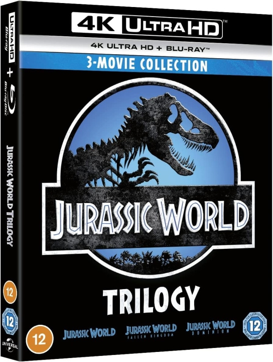 Jurassic World Trilogy 4K Ultra HD + Blu-Ray i gruppen HEMELEKTRONIK / Ljud & Bild / TV & Tillbehör / Filmer / Blu-ray hos TP E-commerce Nordic AB (D17267)