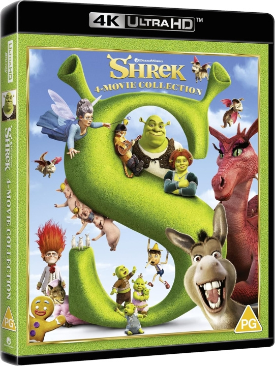 Shrek 1 to 4 Complete Movie Collection 4K Ultra HD i gruppen HEMELEKTRONIK / Ljud & Bild / TV & Tillbehör / Filmer / Blu-ray hos TP E-commerce Nordic AB (D17268)