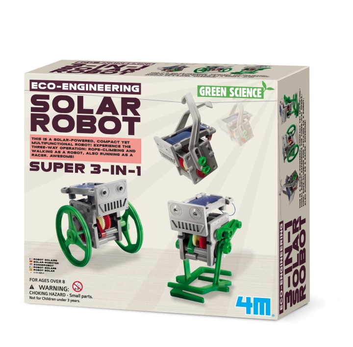 4M Eco-Engineering 3-i-1 mini-solrobot - (4M-3377) i gruppen LEKSAKER, BARN- & BABYPRODUKTER / Leksaker / Experiment & DIY hos TP E-commerce Nordic AB (D17277)