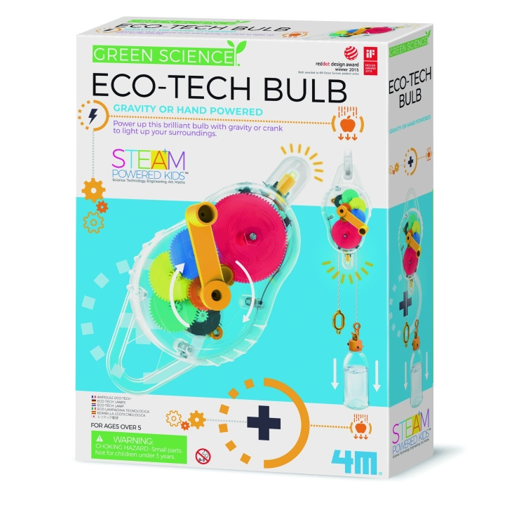 4M Green Science Eco-Tech Glödlampa - Flerfarvet - 96-168 m i gruppen LEKSAKER, BARN- & BABYPRODUKTER / Leksaker / Experiment & DIY hos TP E-commerce Nordic AB (D17279)
