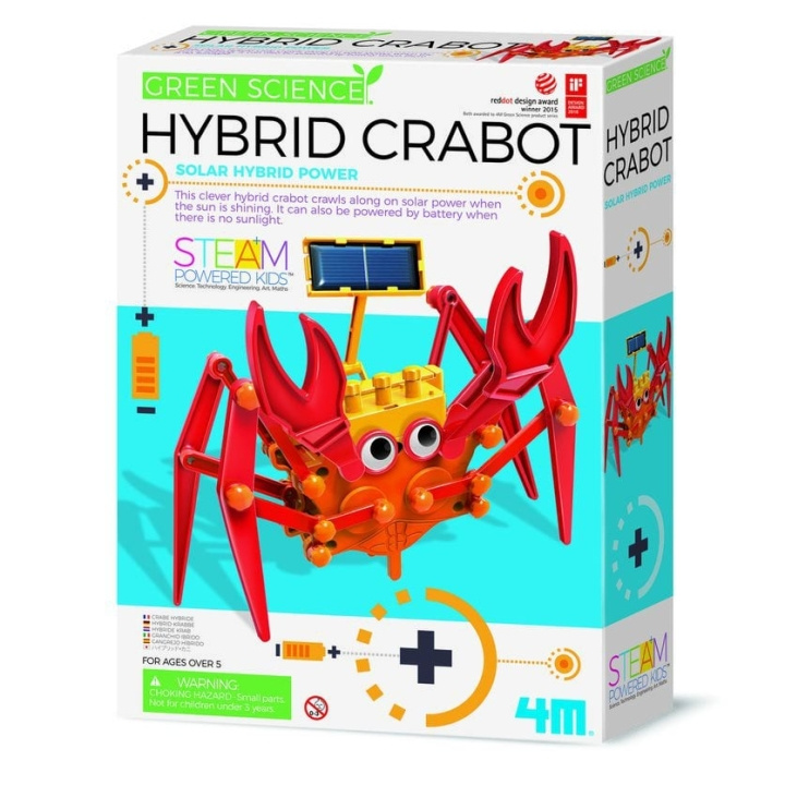 4M Green Science / Hybrid Crabot - (4M-03448) i gruppen LEKSAKER, BARN- & BABYPRODUKTER / Leksaker / Experiment & DIY hos TP E-commerce Nordic AB (D17281)