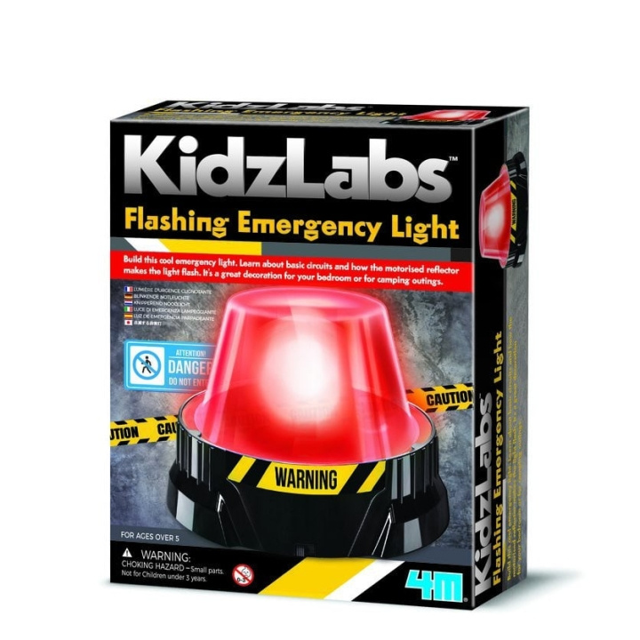 4M KidzLabs blinkande nödljus - (4M-03444) i gruppen LEKSAKER, BARN- & BABYPRODUKTER / Leksaker / Experiment & DIY hos TP E-commerce Nordic AB (D17286)