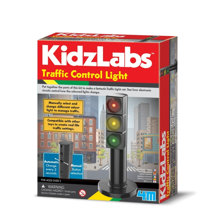 4M KidzLabs trafikljus - (4M-03441) i gruppen LEKSAKER, BARN- & BABYPRODUKTER / Leksaker / Experiment & DIY hos TP E-commerce Nordic AB (D17287)