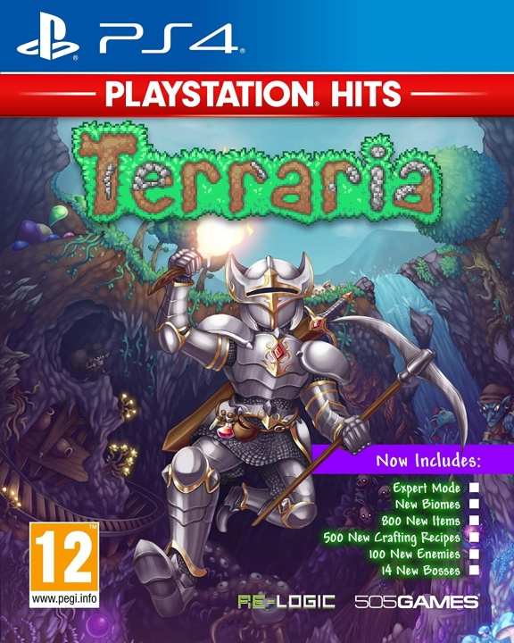 Terraria (Playstation hits) (PS4) i gruppen HEMELEKTRONIK / Spelkonsoler & Tillbehör / Sony PlayStation 4 / Spel hos TP E-commerce Nordic AB (D17327)
