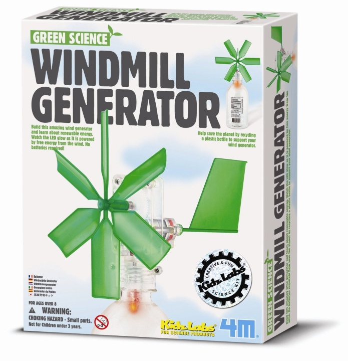 4M Grön vetenskap - Generator för väderkvarn (03267) i gruppen LEKSAKER, BARN- & BABYPRODUKTER / Leksaker / Experiment & DIY hos TP E-commerce Nordic AB (D17381)