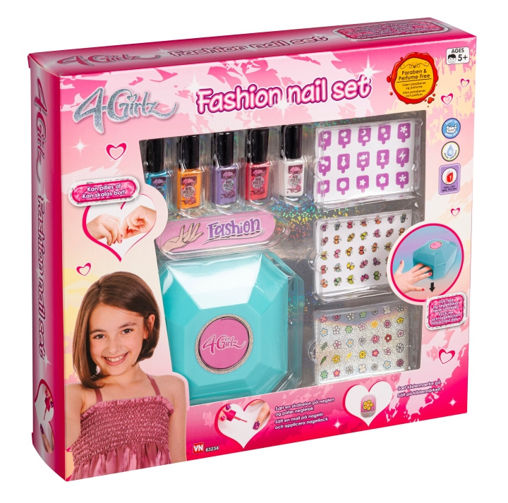 4-Girlz Nagelkonstset (63234) i gruppen LEKSAKER, BARN- & BABYPRODUKTER / Leksaker / Pyssel hos TP E-commerce Nordic AB (D17402)