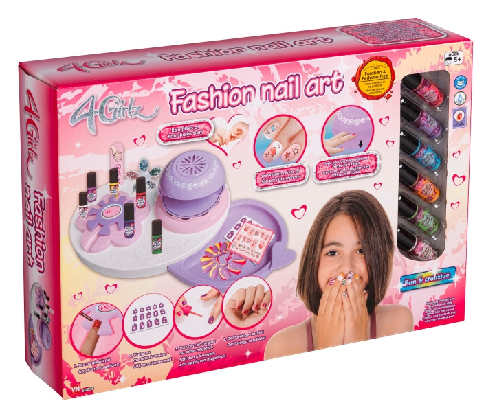 4-Girlz Nagelsalongsuppsättning (63235) i gruppen LEKSAKER, BARN- & BABYPRODUKTER / Leksaker / Pyssel hos TP E-commerce Nordic AB (D17403)