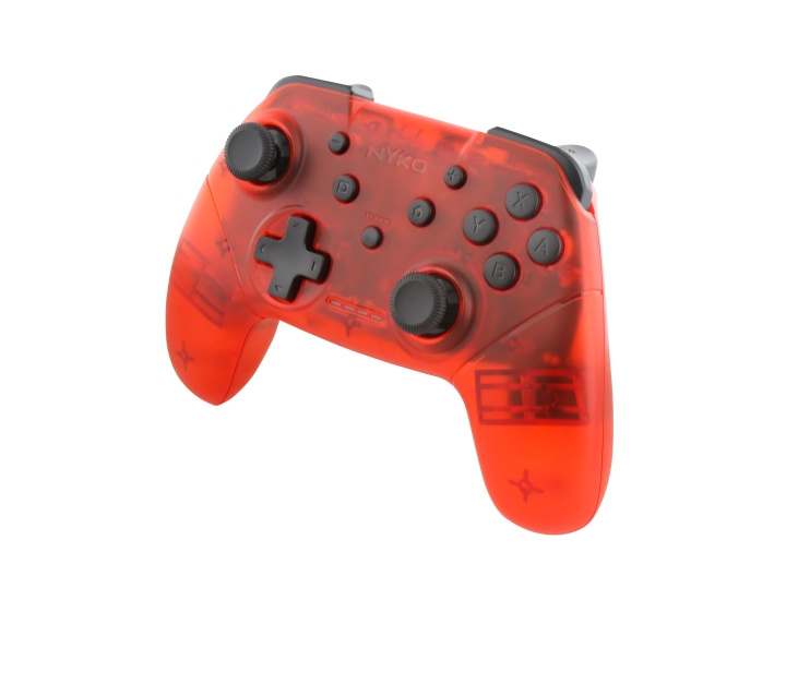 Nyko Trådlös Core-kontroller (röd) i gruppen HEMELEKTRONIK / Spelkonsoler & Tillbehör / Nintendo Switch / Tillbehör hos TP E-commerce Nordic AB (D17469)
