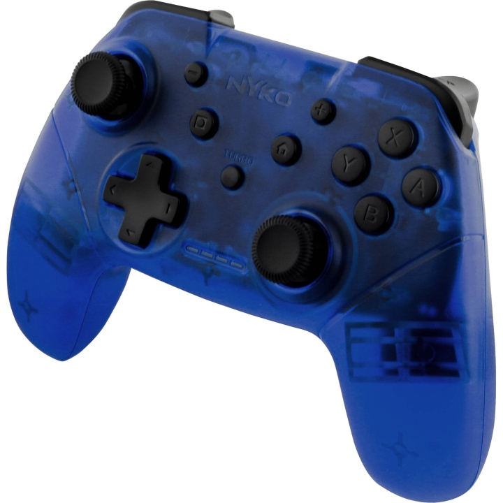 Nyko Trådlös Core-kontroller (blå) i gruppen HEMELEKTRONIK / Spelkonsoler & Tillbehör / Nintendo Switch / Tillbehör hos TP E-commerce Nordic AB (D17473)