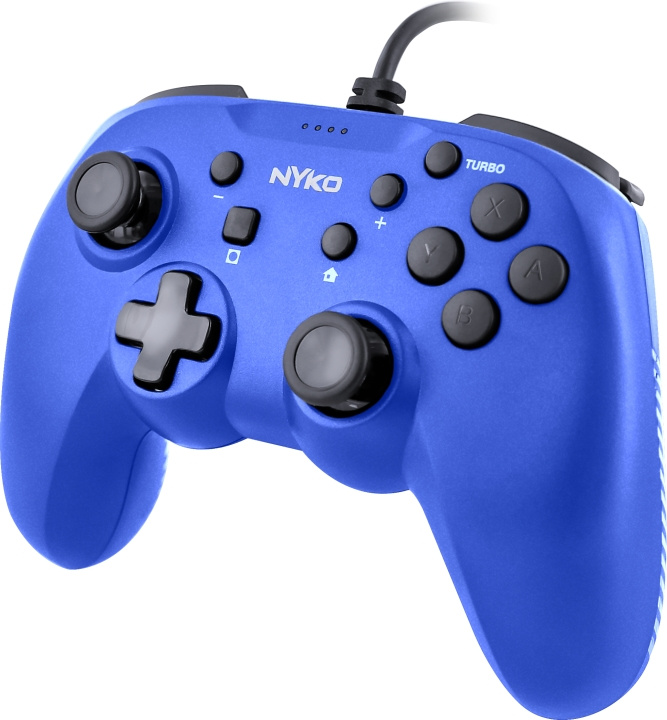 Nyko Prime trådbunden handkontroll - blå för Switch i gruppen HEMELEKTRONIK / Spelkonsoler & Tillbehör / Nintendo Switch / Tillbehör hos TP E-commerce Nordic AB (D17501)