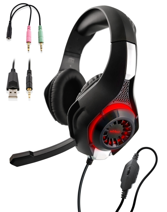 Nyko Core-headset i gruppen DATORER & KRINGUTRUSTNING / Gaming / Headset hos TP E-commerce Nordic AB (D17514)