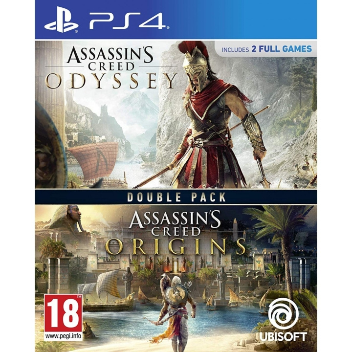 Assassin\'s Creed Origins & Odyssey (PS4) i gruppen HEMELEKTRONIK / Spelkonsoler & Tillbehör / Sony PlayStation 4 / Spel hos TP E-commerce Nordic AB (D17545)