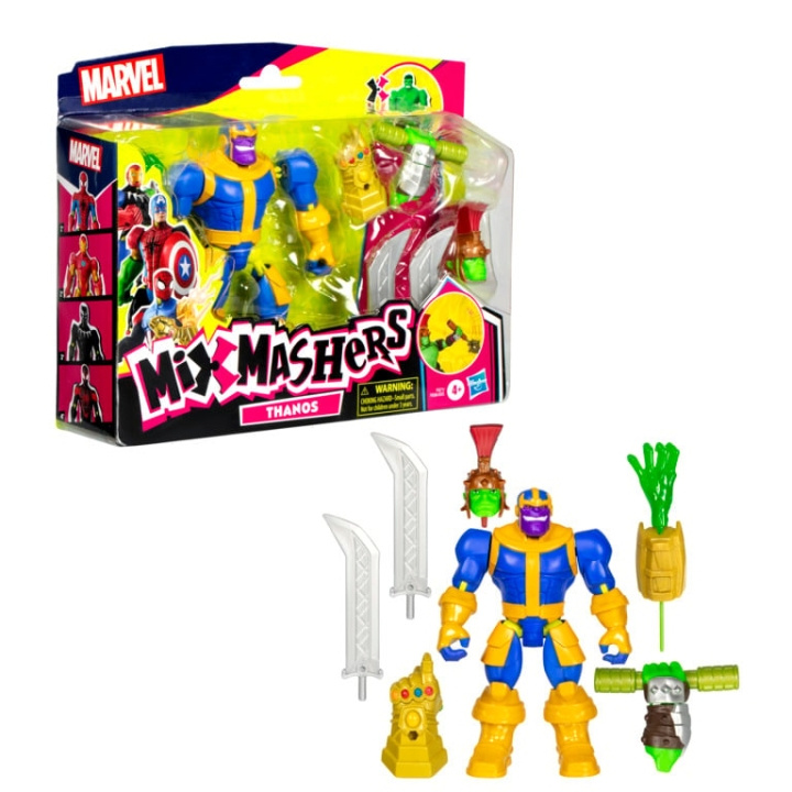 AVENGERS Marvel Mixmashers Thanos Actionfigur (F9271) i gruppen LEKSAKER, BARN- & BABYPRODUKTER / Leksaker / Dockor & Tillbehör hos TP E-commerce Nordic AB (D17561)