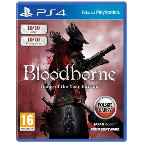 Bloodborne - Game of the Year Edition (PL/Multi in Game) (PS4) i gruppen HEMELEKTRONIK / Spelkonsoler & Tillbehör / Sony PlayStation 4 / Spel hos TP E-commerce Nordic AB (D17582)