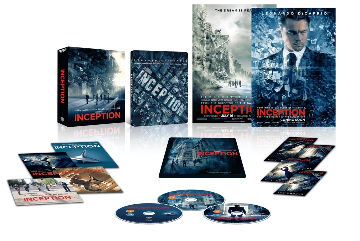 INCEPTION STEELBOOK 3-disc (BD + 4K UHD i gruppen HEMELEKTRONIK / Ljud & Bild / TV & Tillbehör / Filmer / Blu-ray hos TP E-commerce Nordic AB (D17636)