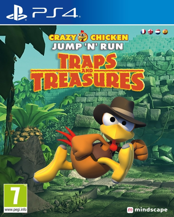 Crazy Chicken: Traps And Treasures (PS4) i gruppen HEMELEKTRONIK / Spelkonsoler & Tillbehör / Sony PlayStation 4 / Spel hos TP E-commerce Nordic AB (D17673)