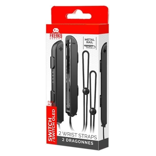 Trade Invaders Joy-Con hand wrist strap *1 pair Black i gruppen HEMELEKTRONIK / Spelkonsoler & Tillbehör / Nintendo Switch / Tillbehör hos TP E-commerce Nordic AB (D17691)