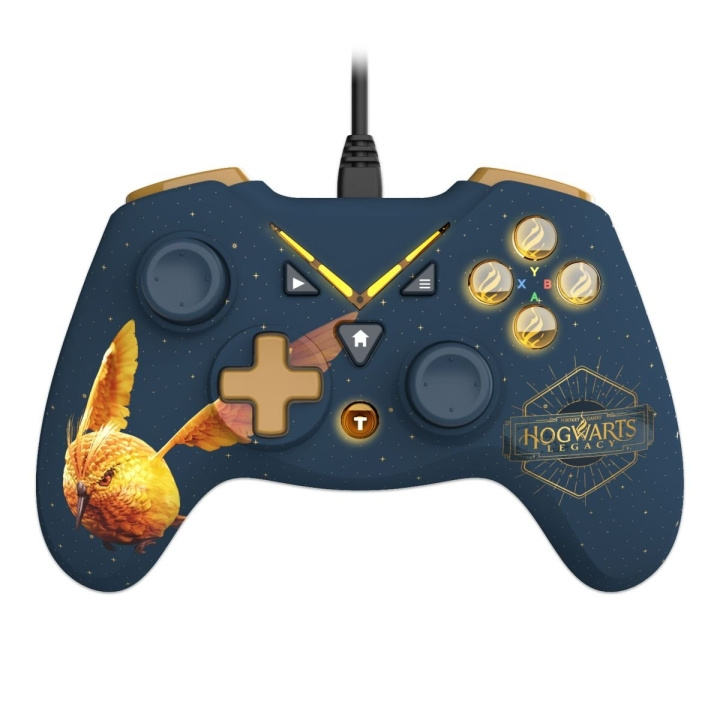 Trade Invaders Harry Potter - Kabelansluten handkontroll för Xbox One/ PC med 3M-kabel - Golden Vivet i gruppen HEMELEKTRONIK / Spelkonsoler & Tillbehör / Xbox One hos TP E-commerce Nordic AB (D17698)