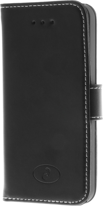 Insmat Exclusive Flip Case Plånboksfodral Apple iPhone SE, svart i gruppen SMARTPHONE & SURFPLATTOR / Mobilskydd / Apple / iPhone X/XS hos TP E-commerce Nordic AB (D17832)