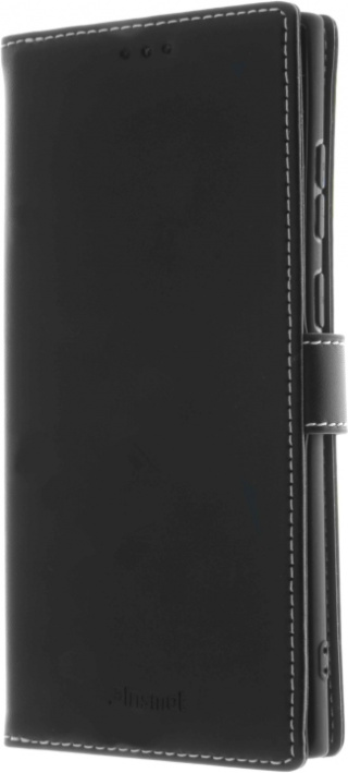 Insmat Exklusivt Flip Case plånboksfodral, Samsung Galaxy S22 Ultra 5G, svart