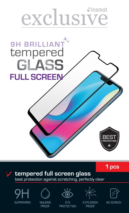 Insmat Pansarglas för helskärm, OnePlus Nord CE 3 Lite, svart i gruppen SMARTPHONE & SURFPLATTOR / Mobilskydd / OnePlus hos TP E-commerce Nordic AB (D18012)