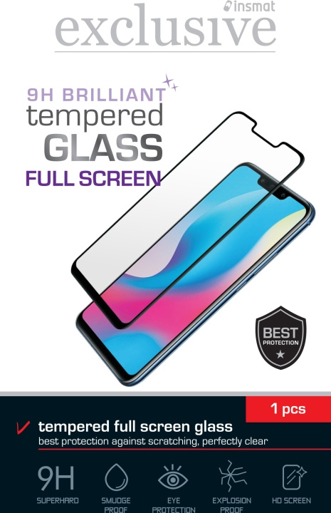 Insmat Briljantglas för helskärm, Samsung Galaxy A54 / S23 FE, svart i gruppen SMARTPHONE & SURFPLATTOR / Mobilskydd / Samsung hos TP E-commerce Nordic AB (D18015)