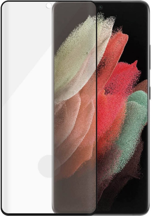 PanzerGlass Case Friendly Fingerprint Armoured Glass, Galaxy S21 Ultra, svart i gruppen SMARTPHONE & SURFPLATTOR / Mobilskydd / Samsung hos TP E-commerce Nordic AB (D18050)