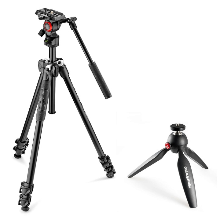Manfrotto 290 Light Video Head Pixi Video Bundle i gruppen HEMELEKTRONIK / Foto & Video / Fotoutrustning / Stativ hos TP E-commerce Nordic AB (D18122)