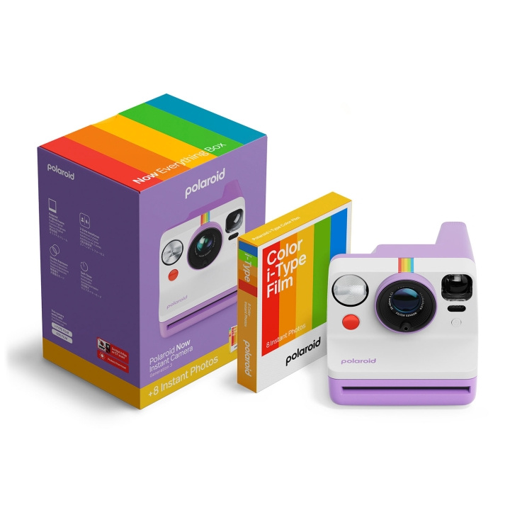 Polaroid Kamera Now Generation 3 E-Box Omedelbar Lila i gruppen HEMELEKTRONIK / Foto & Video / Kameror hos TP E-commerce Nordic AB (D18129)