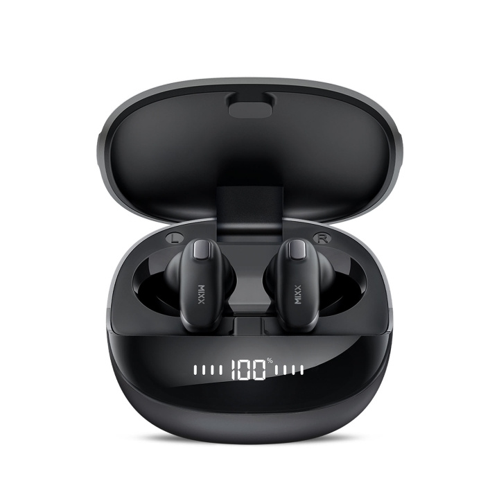 MIXX Hörlurar Mini Charge 2 In-Ear Tws Qi Trådlös Svart i gruppen HEMELEKTRONIK / Ljud & Bild / Hörlurar & Tillbehör / Hörlurar hos TP E-commerce Nordic AB (D18131)