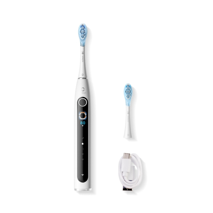 Oclean Elektrisk Tandborste X Pro 20 Vit i gruppen SKÖNHET & HÄLSA / Munvård / Eltandborstar hos TP E-commerce Nordic AB (D18138)