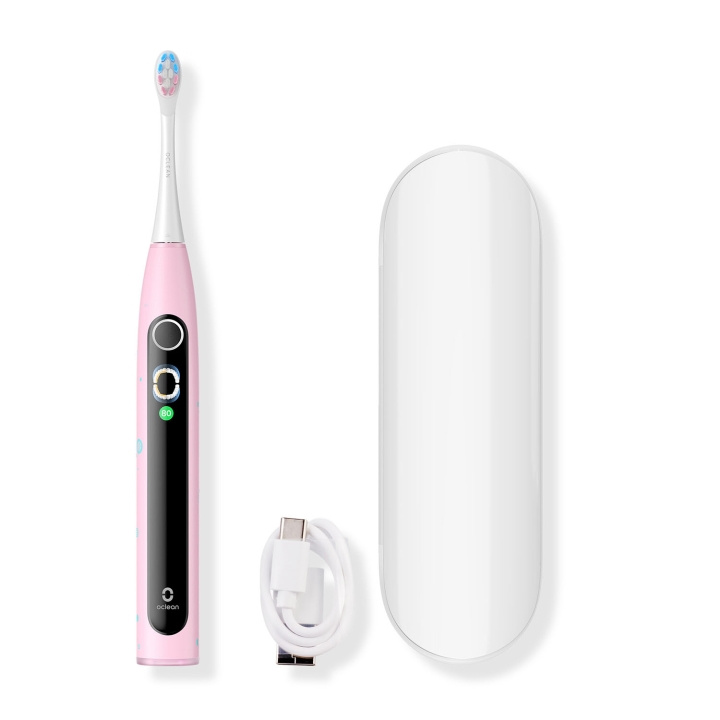 Oclean Electric Toothbrush X Kids Set Pink i gruppen SKÖNHET & HÄLSA / Munvård / Borsthuvuden & Tillbehör hos TP E-commerce Nordic AB (D18152)