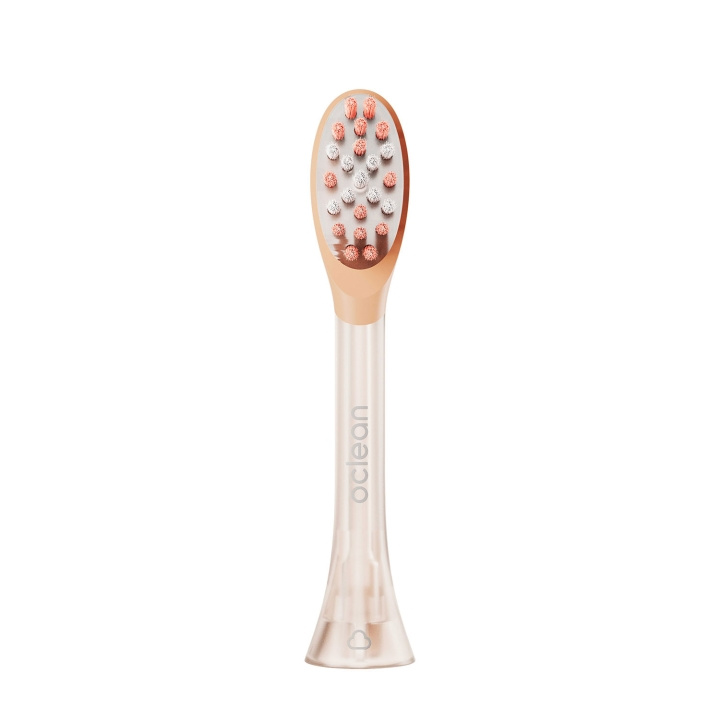 Oclean Brush Head Easy Clean 2 Pack Orange i gruppen SKÖNHET & HÄLSA / Munvård / Borsthuvuden & Tillbehör hos TP E-commerce Nordic AB (D18159)