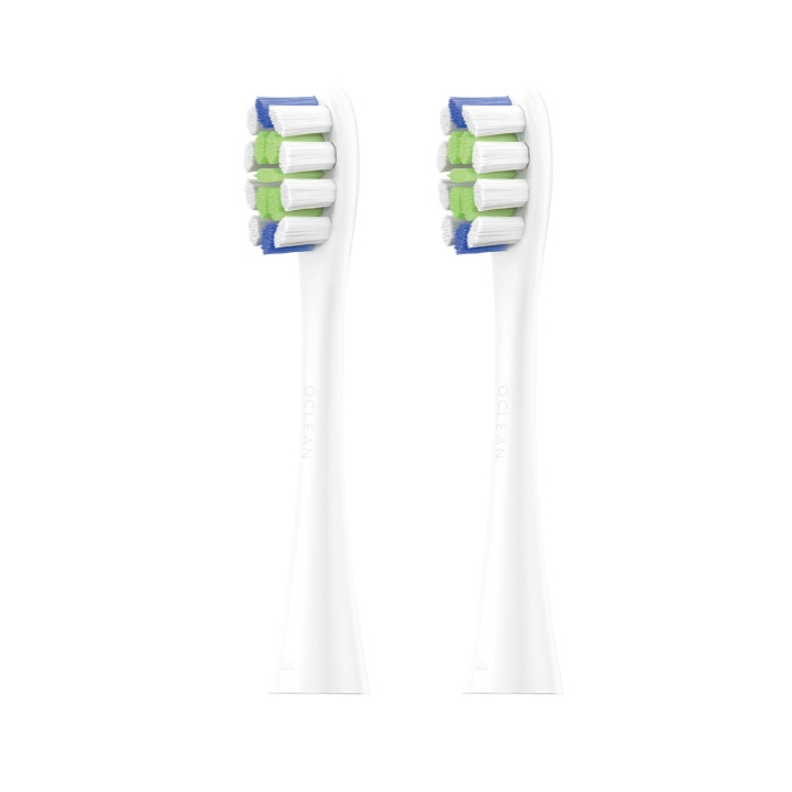Oclean Borsthuvud Professional Clean 2-Pack Vit i gruppen SKÖNHET & HÄLSA / Munvård / Borsthuvuden & Tillbehör hos TP E-commerce Nordic AB (D18160)