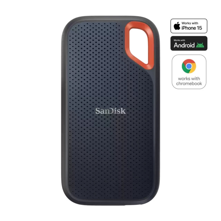 SanDisk SSD Extreme 8TB Bärbar NVMe 1050MB/s i gruppen DATORER & KRINGUTRUSTNING / Datorkomponenter / Hårddiskar / SSD hos TP E-commerce Nordic AB (D18161)