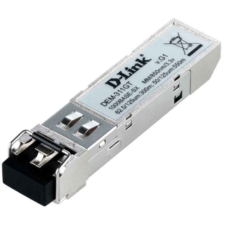 D-Link DEM-311GT 1-port Mini-GBIC SFP to 1000BaseSX Ethernetmodul 550m i gruppen DATORER & KRINGUTRUSTNING / Nätverk / Mediakonverter hos TP E-commerce Nordic AB (D18168)