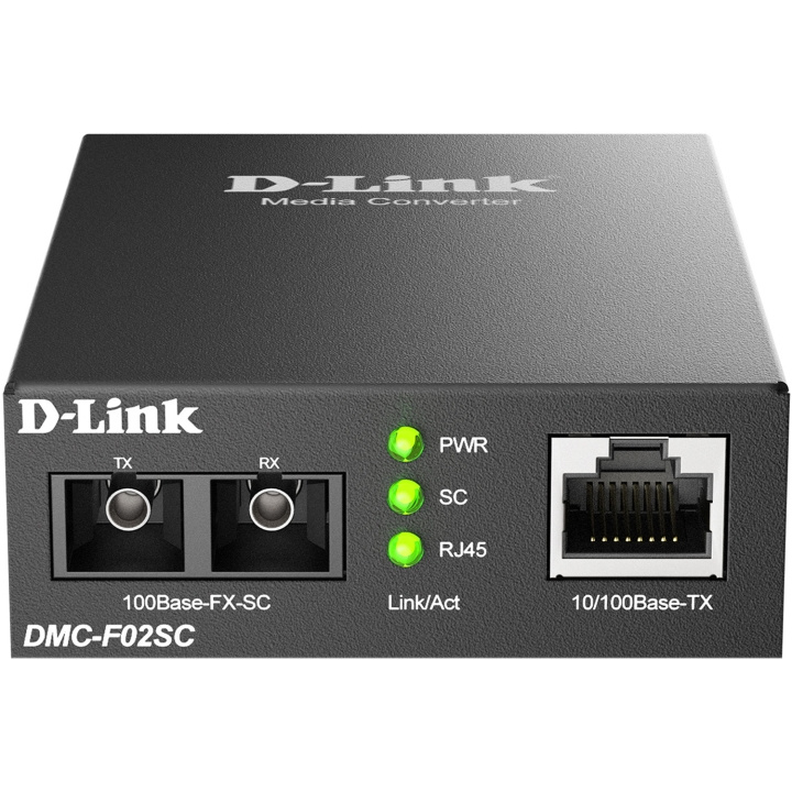 D-Link DMC-F02SC 10/100BaseTX to 100BaseFX SC Multi-mode Media Converter 2 km i gruppen DATORER & KRINGUTRUSTNING / Nätverk / Mediakonverter hos TP E-commerce Nordic AB (D18169)