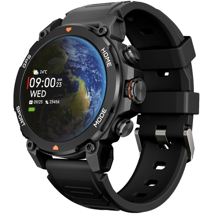 KSIX Smartklocka Explorer GPS - Svart i gruppen SPORT, FRITID & HOBBY / Smartwatch & Aktivitetsarmband / Smartwatches hos TP E-commerce Nordic AB (D18177)