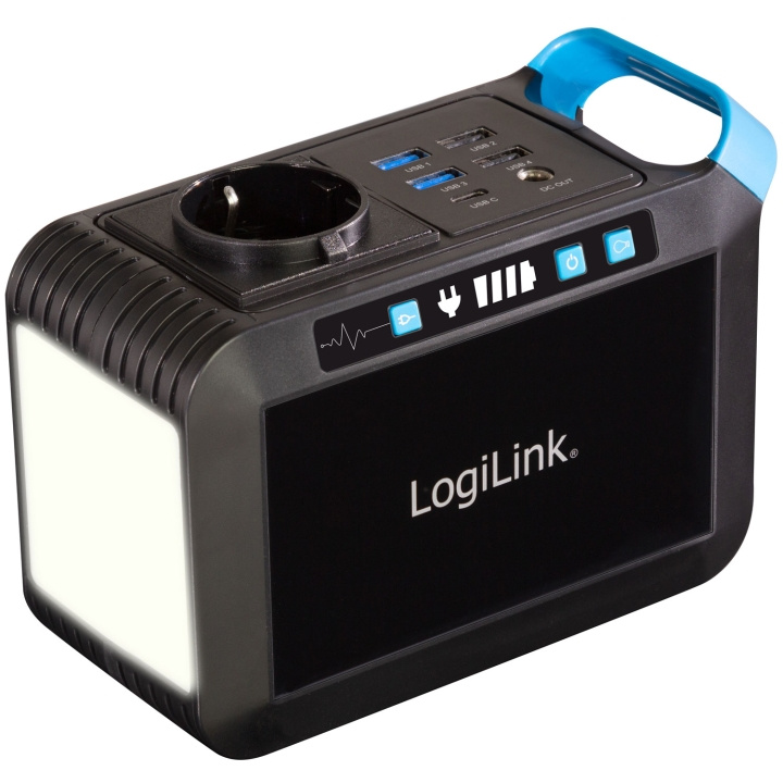 LogiLink Portable Power Station 24.000 mAh 80W 88 Wh i gruppen DATORER & KRINGUTRUSTNING / UPS Avbrottsfri Kraft hos TP E-commerce Nordic AB (D18189)