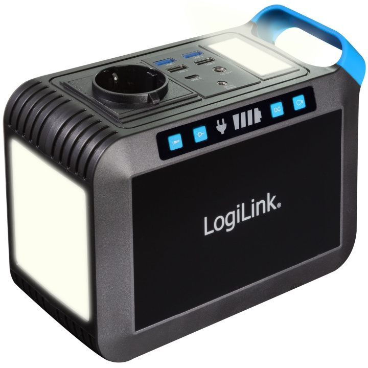 LogiLink Portable Power Station 40.000 mAh 200W 148 Wh i gruppen DATORER & KRINGUTRUSTNING / UPS Avbrottsfri Kraft hos TP E-commerce Nordic AB (D18190)