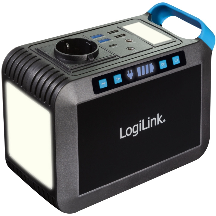 LogiLink Portable Power Station 64.000 mAh 300W 375 Wh i gruppen DATORER & KRINGUTRUSTNING / UPS Avbrottsfri Kraft hos TP E-commerce Nordic AB (D18191)