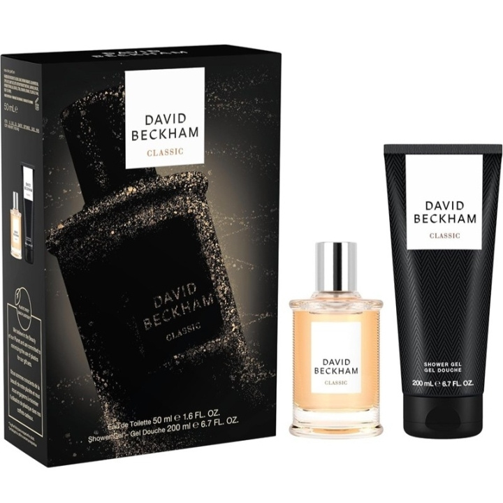 David Beckham Giftset David Beckham Classic Edt 50ml + Shower Gel 200ml i gruppen SKÖNHET & HÄLSA / Presentkit / Presentkit För Honom hos TP E-commerce Nordic AB (D18209)