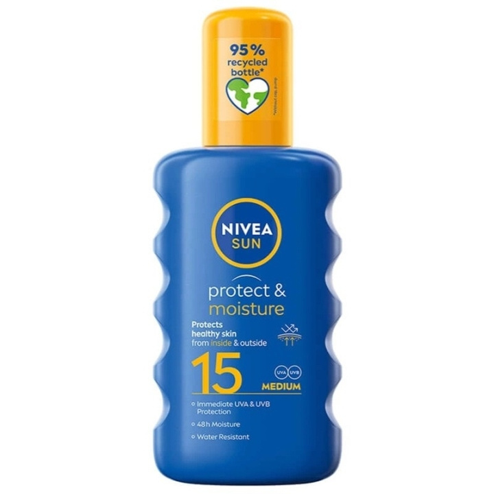 Nivea Sun Protect & Moisture Spray SPF15 200ml i gruppen SKÖNHET & HÄLSA / Hudvård / Solskydd & Tanning / Solskydd hos TP E-commerce Nordic AB (D18215)